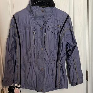 Roffe womens purple ski jacket sz 8